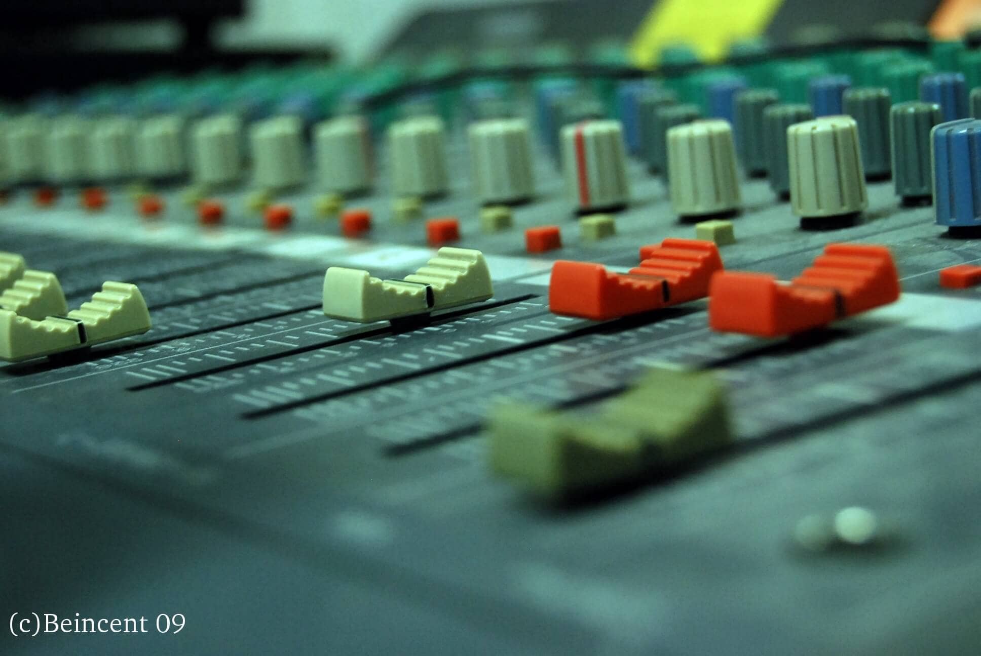Sound Studio mixer at the Ateneo de Davao University